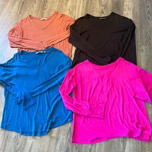 Lot of Athlete long sleeve tops
